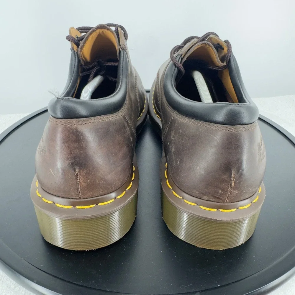 Dr. Martens 8053 Gaucho Crazy Horse Leather Padded Collar Oxfords Mens 14